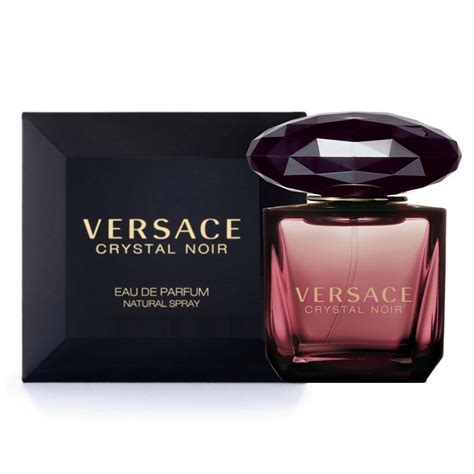 versace crystal noir edt set|Versace Crystal Noir perfume boots.